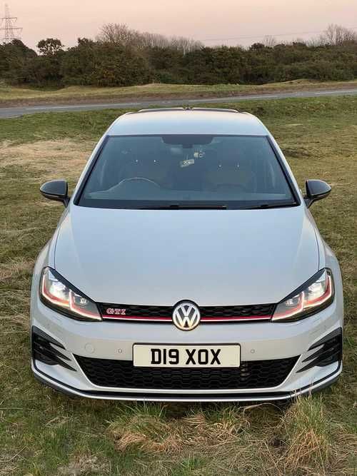 Set Pleoape Faruri Far VW Volkswagen Golf 7 VII 2013-2017 Negru Lucios