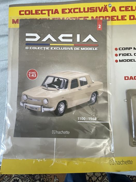 Machetă Dacia 1100 scara 1/43 ( ediție de test)