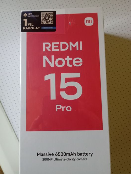 Смартфон Xiaomi Redmi Note 15 Pro 12/512 черный