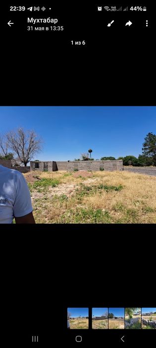 Продаётся недостроенный земелный участок 6 сотих