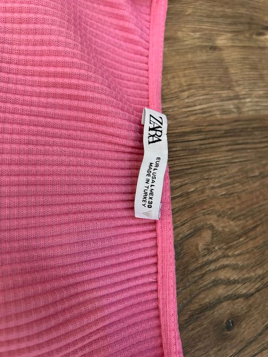 Розов кроп топ ZARA