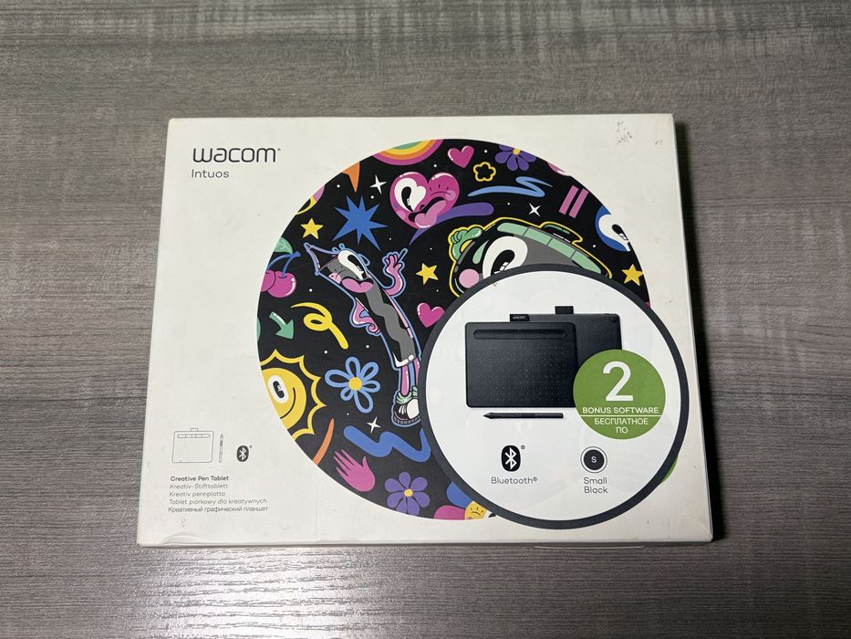Графический планшет Wacom Intuos S Bluetooth (CTL-4100WL)