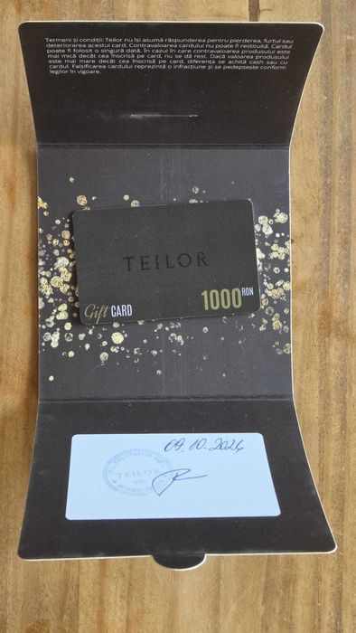 Gift Card Teilor - Card cadou