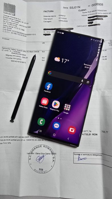 Samsung galaxy note 20 ultra