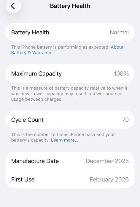 Като нов ! iphone 17 Pro 256 Silver