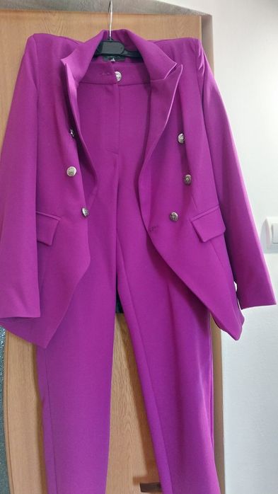 Sacou cu pantalon mov