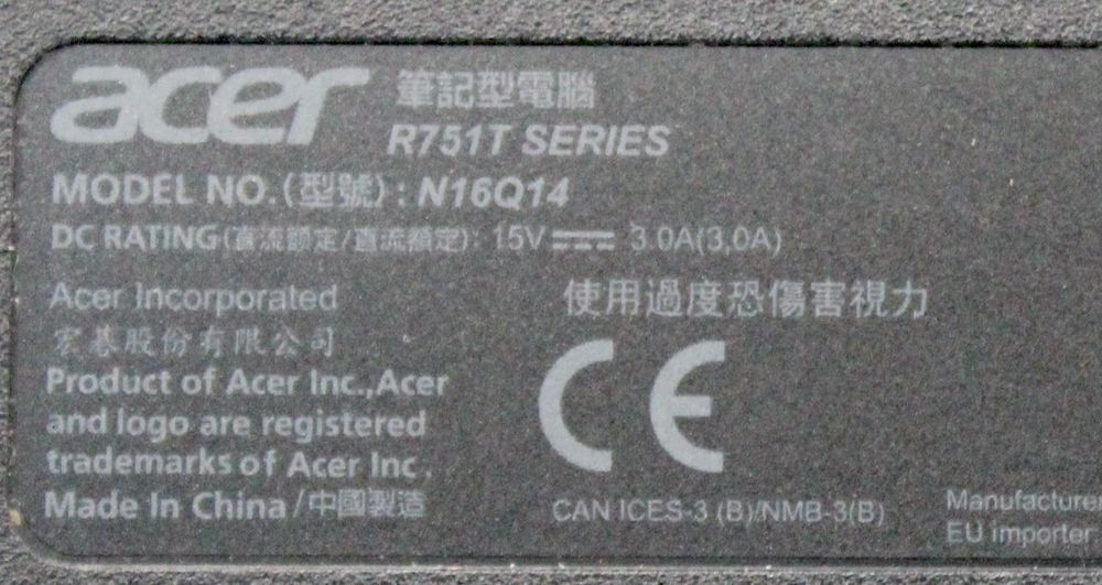 Acer Chromebook Spin 11 R751T N16Q14