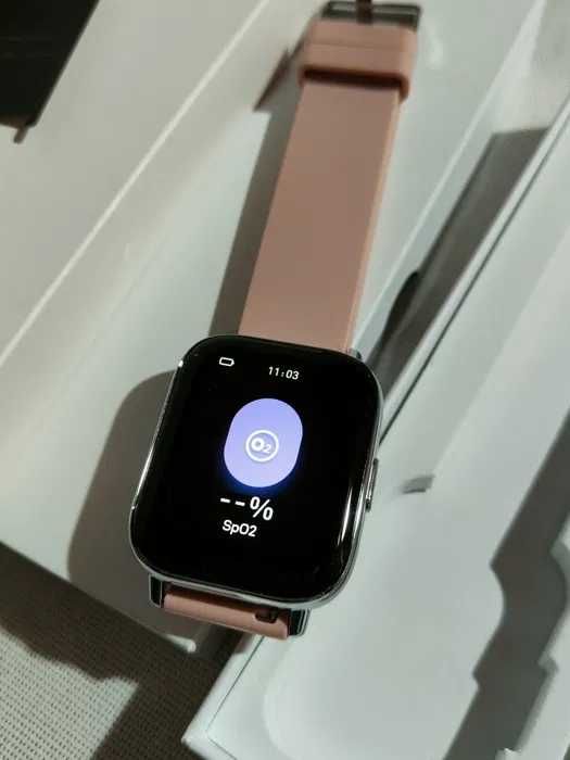 Molocy Smartwatch SIGILAT de damă Roz Bluetooth si Touch Screen