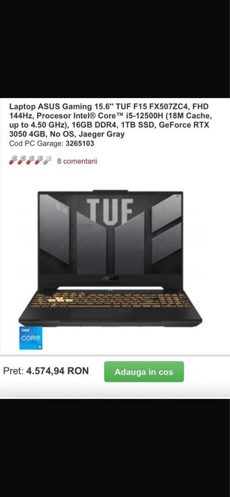 Laptop Gaming Asus TuF