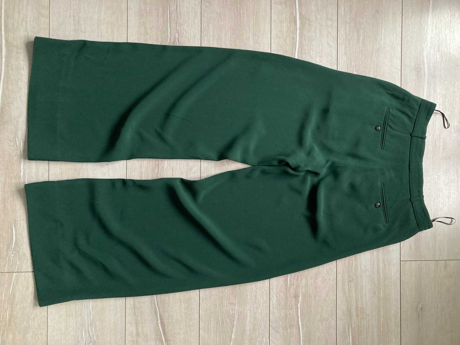 Burberry LONDON женски елегантен копринен панталон панталони UK12 / 38