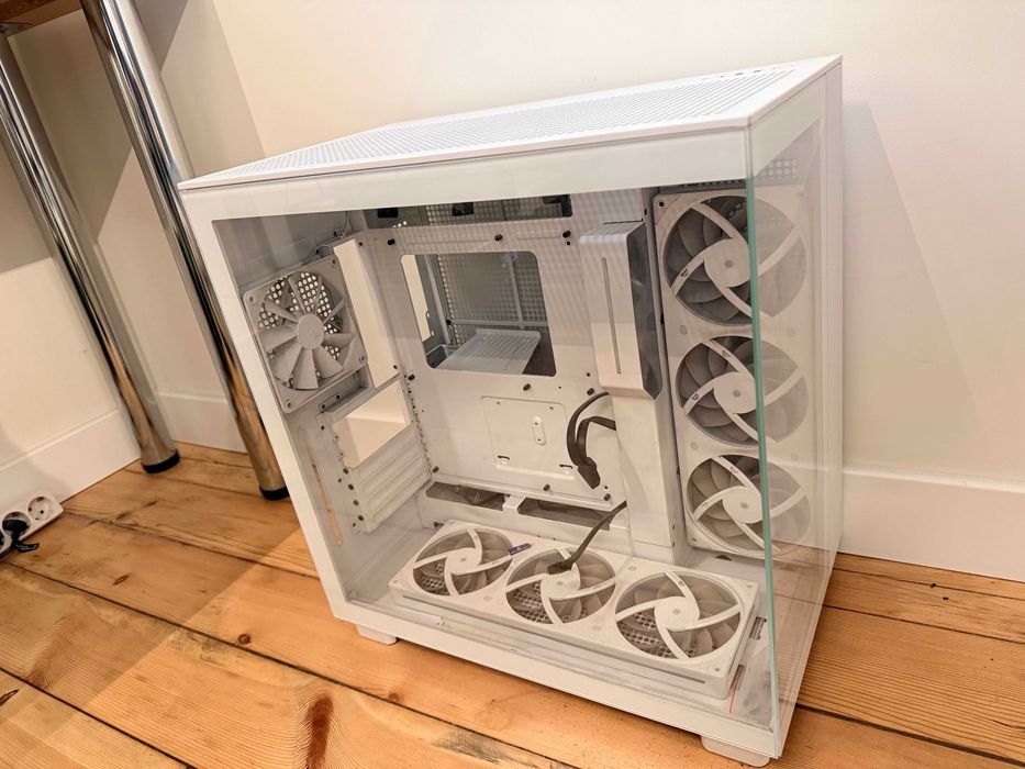 Кутия NZXT H9 Flow Matte White - Middle Tower