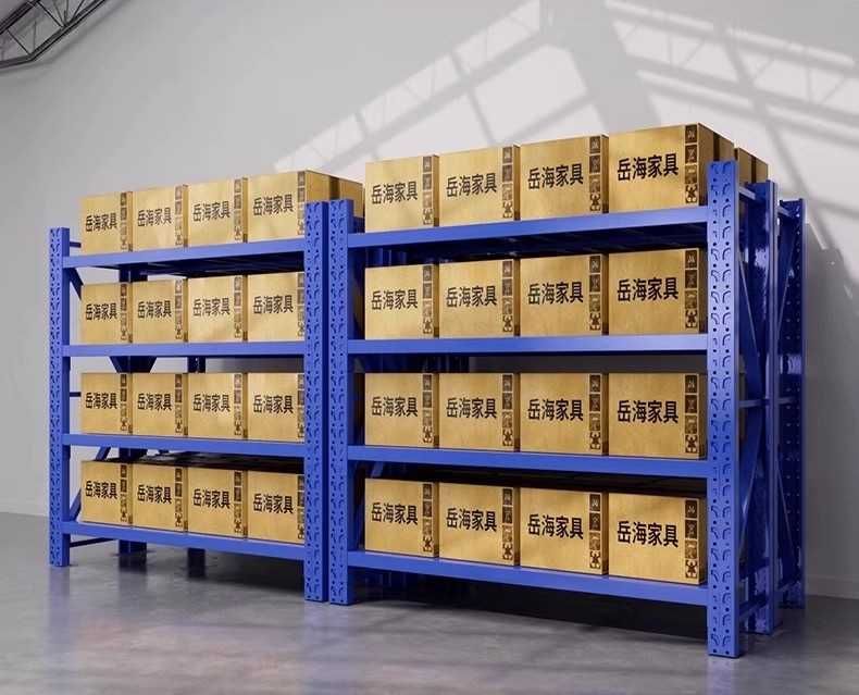 Kuchli temir stellaj Kaidiya – 200 кг нагрузка, 5-qavatli склад полка