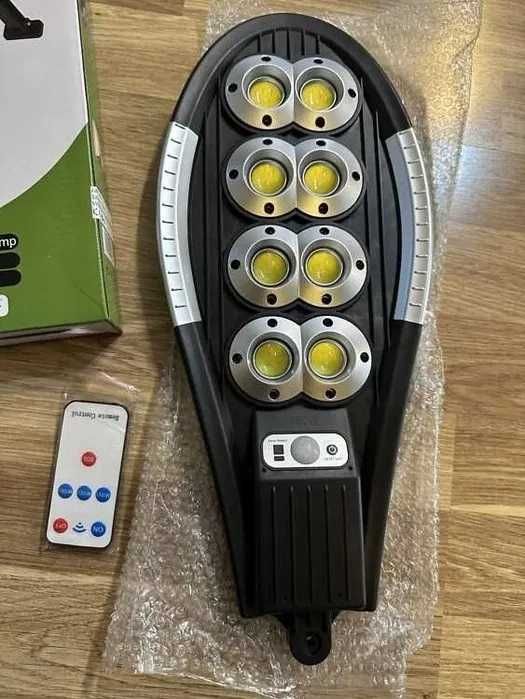 Комплект 5 броя Мощна Соларна LED улична лампа със сензор за движение