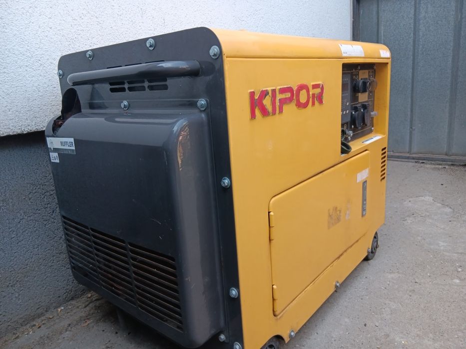 Generator Kipor, diesel, 45 ore de funcționare
