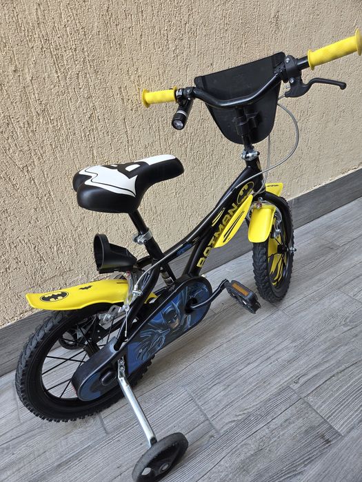 Bicicleta copii 14" Batman DINO BIKES/cadou casca Batman