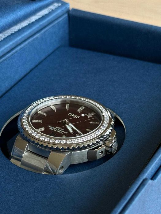 Ceas Elvetian Oris Aquis Diamonds Automatic Barbatesc Nou