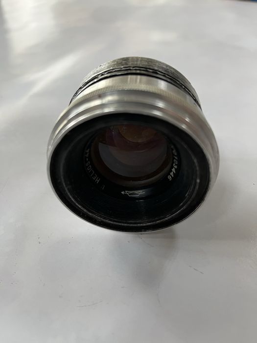 Obiectiv foto vintage URSS Helios Chrome
