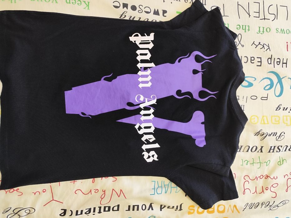 vlone x palm angels size S