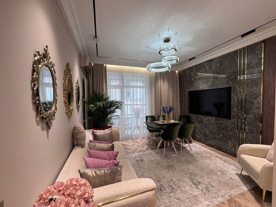 Новостройка в Центре ЖК NRG OYBEK 3/3/16 с ремонтом 74 кв.м.