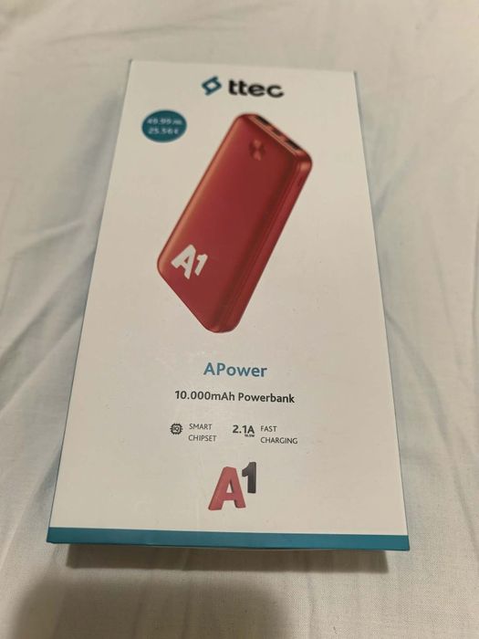 Външна батерия 10000 mAh Ttec - неразопакована