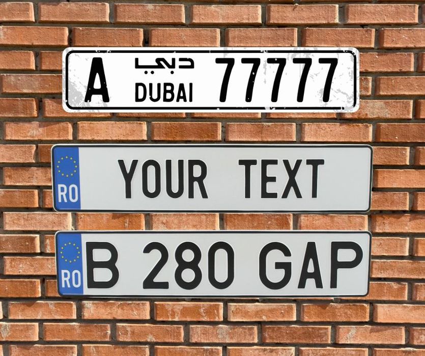 Placute auto decorative