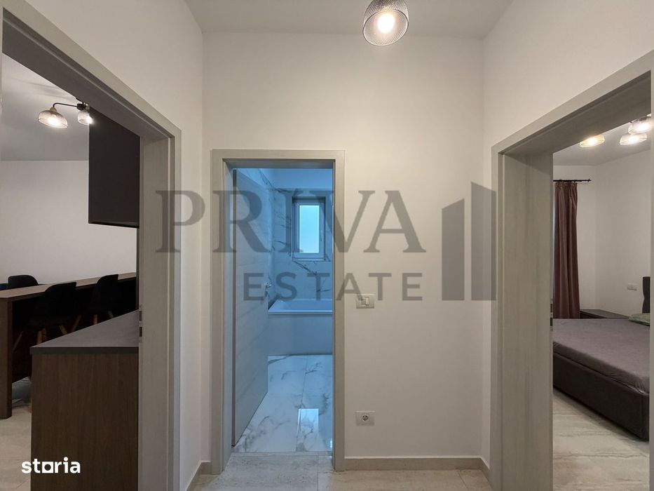 Apartament 2 camere parter balcon+curte