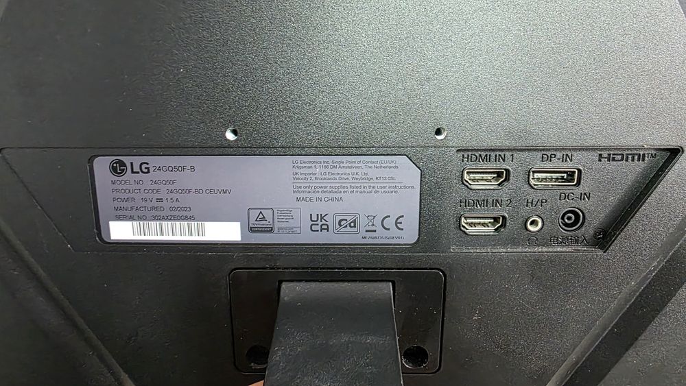 Monitor LG 24" 165Hz