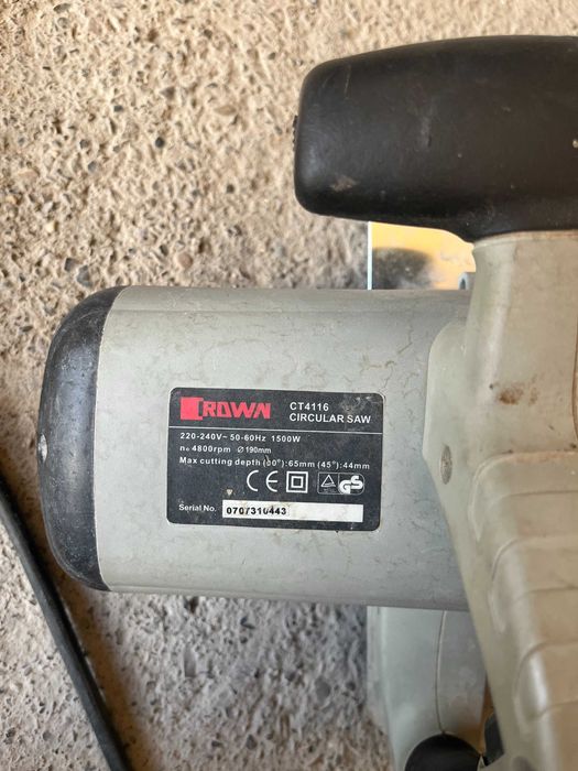 Дисковая пила CROWN CT4116