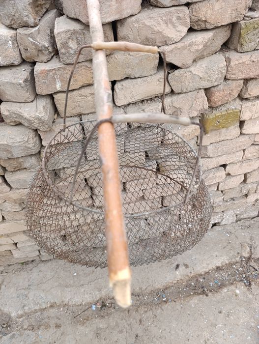 Садок(Металлическая Сетка-Сумка) для рыбы или раков