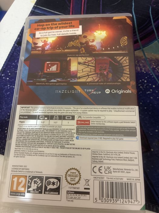 Игра на nintendo switch it takes two