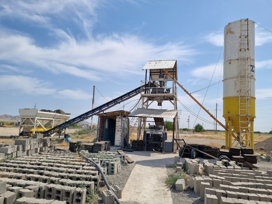 Бетон тайёрлаш ускунаси ЗЗБО ва шлокаблок апарати