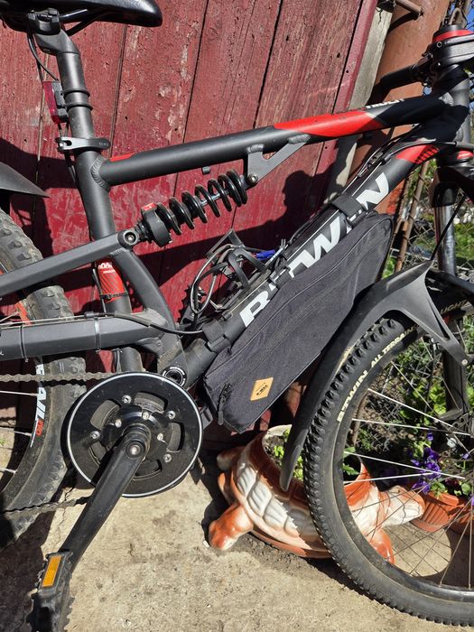 MTB Rockrider 520S Full‑Suspension, modificata electric