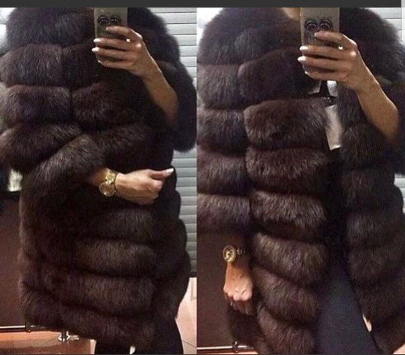 Шуба трансформер из песца