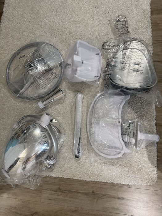 Стол за хранене Bloom fresco silver от 0 до 8г.