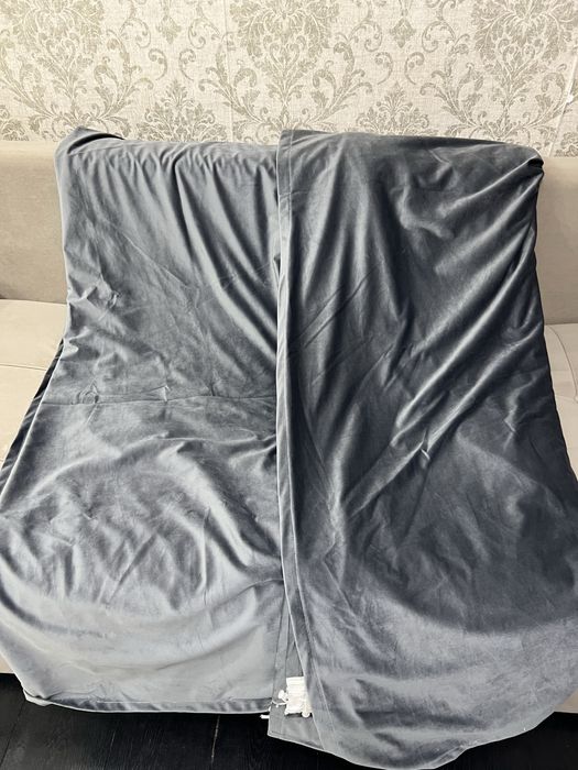 Продам шторы. Темно серый, бежевый.