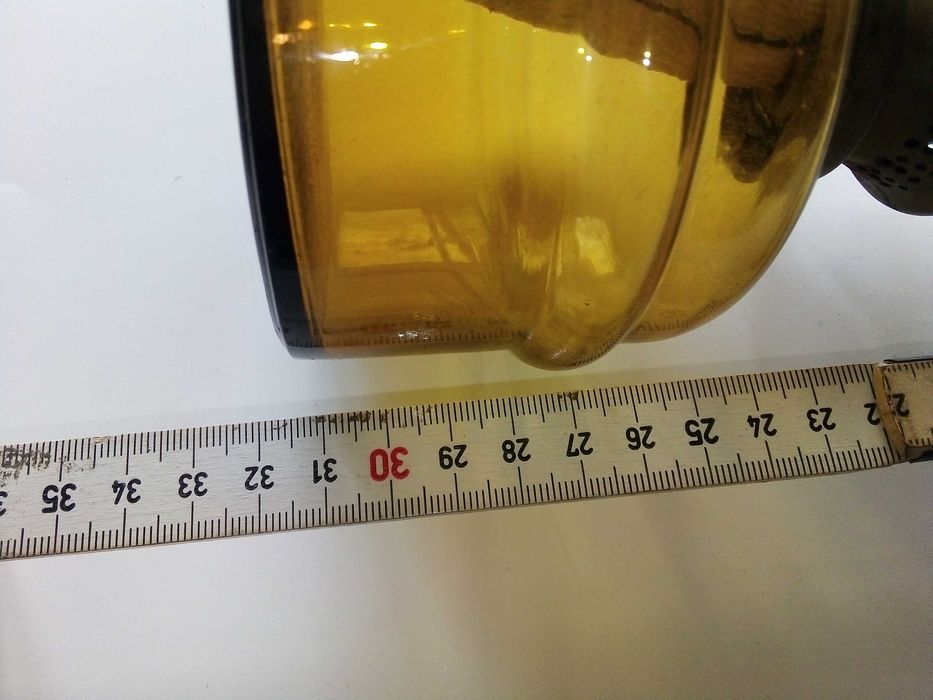 Стара газена лампа, комплект със стъклото.