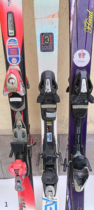 Комплект ски и щеки за ски Head, Fischer, Leki