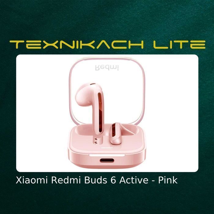 Новый! Xiaomi Redmi Buds 6 Active - Доставка Бесплатно