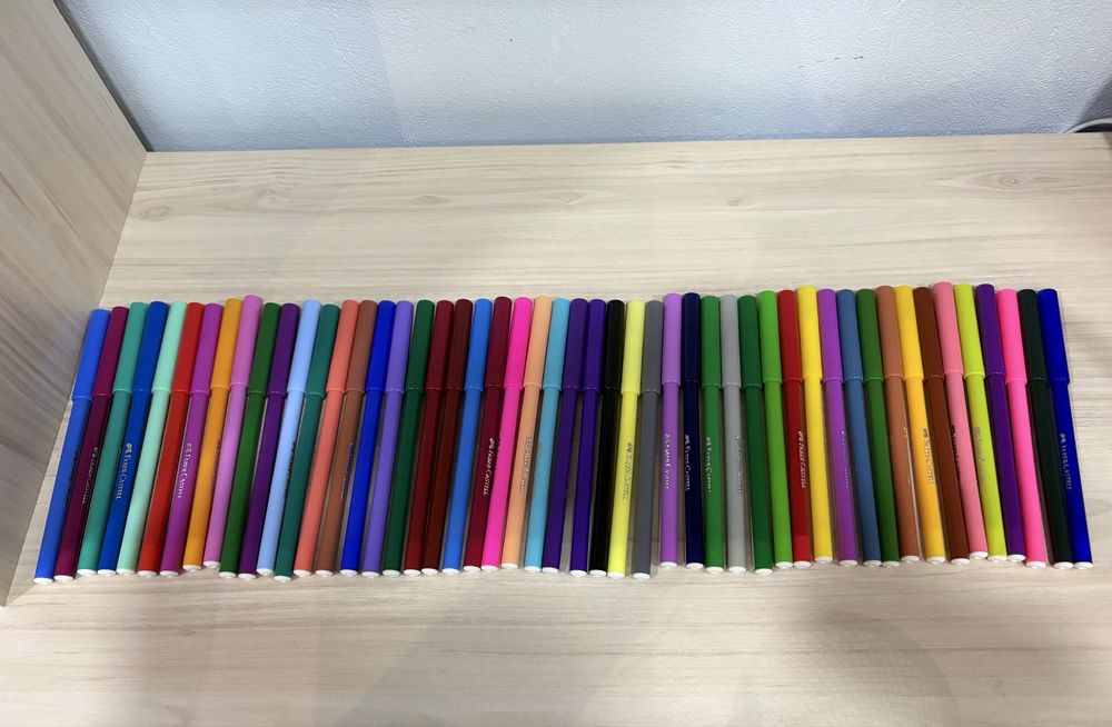 Флумастери за рисуване Faber-Castell, 50 цвята