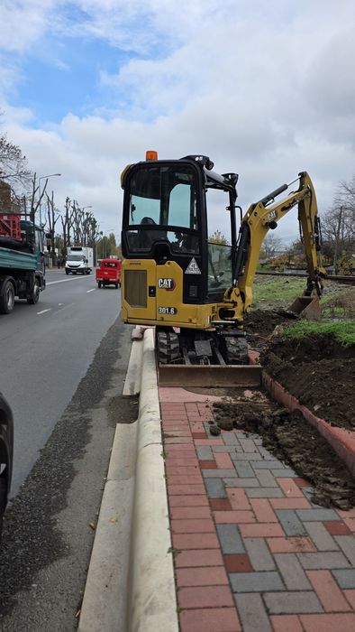 Inchiriere MiniExcavator Sapat BobCat Defrisare Compactor De Inchiriat