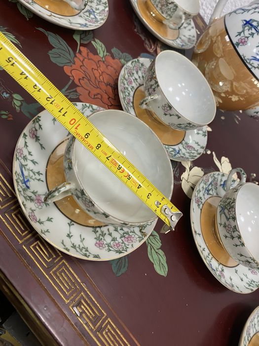 Винтидж японски порцеланов сервиз за чай с маркировка Dai Nippon Japan