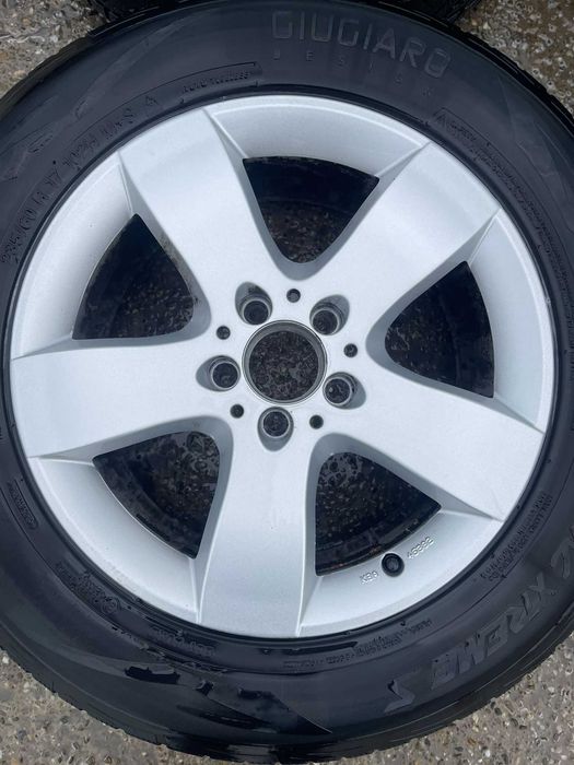 Set jante aliaj R17 Mercedes 5 x 112 cu anvelope de iarna