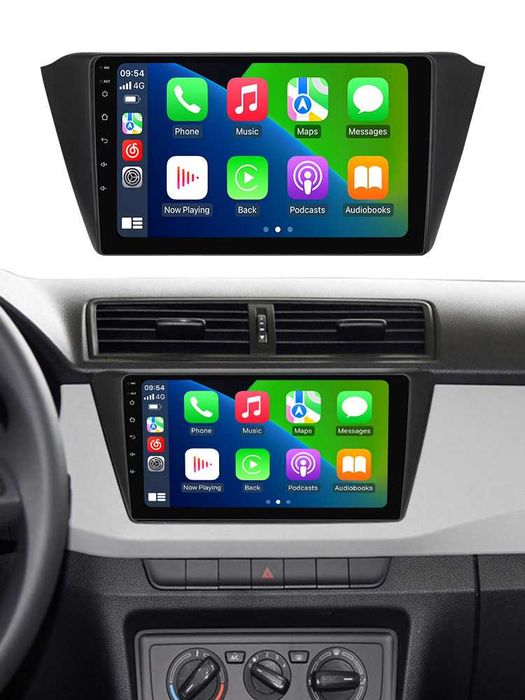 Navigatie Android 14 SKODA FABIA 3 2015+ 1/8 Gb Waze CarPlay + CAMERA