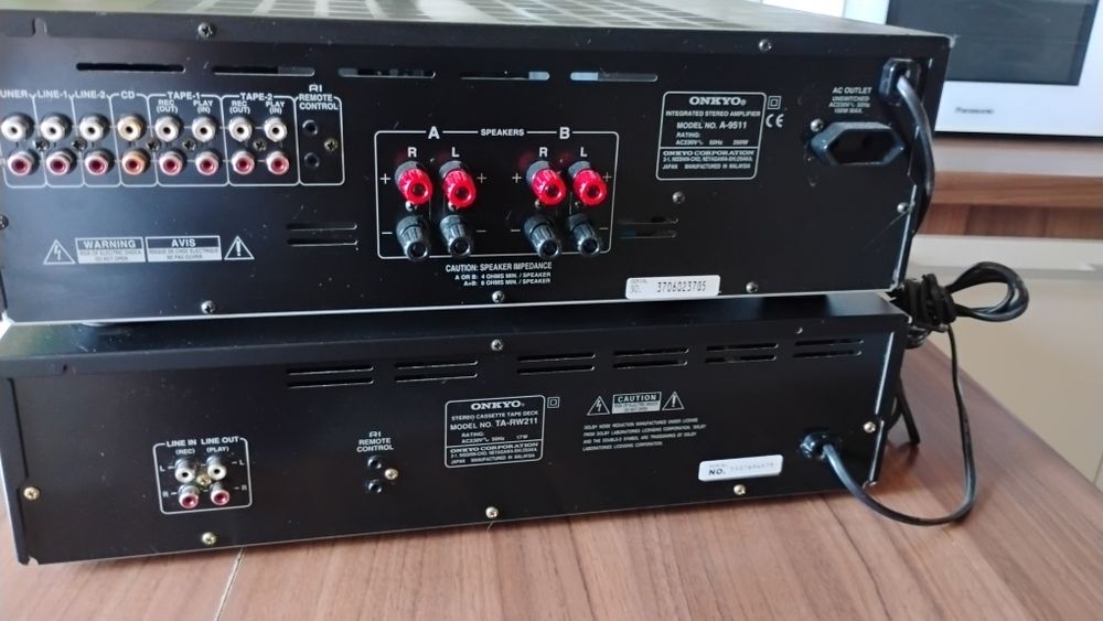 Onkyo A9511,amplificator si Onkyo deck TA-RW 211