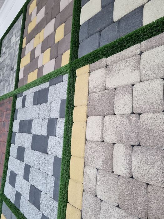 Тротуарная плитка, брусчатка колормикс и др. элементы благоустройства.