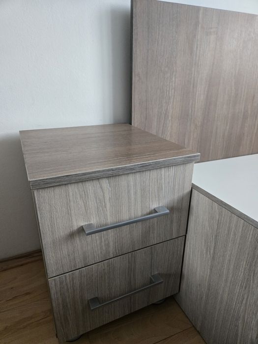 OFERTA! Set dormitor dulap + pat 160×200 + 2 noptiere