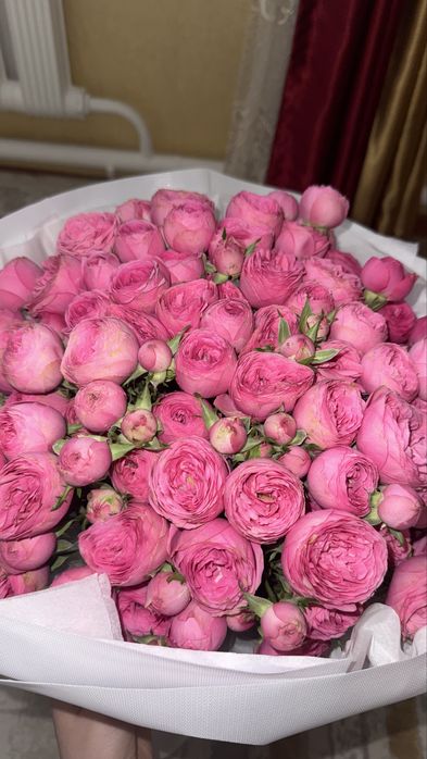 цветы букеты кустовое розы