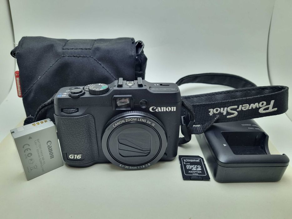 Canon PowerShot G16 Digital Camera 12.1MP 1080P/60p HD