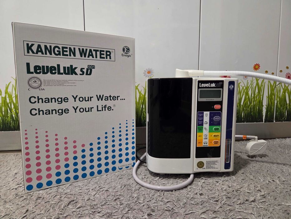 Filtru apă Kangen Leveluk SD501 – ionizator original, stare ca nou
