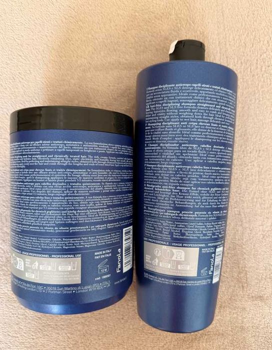 Set Sampon si masca Disciplinarea Parului - Keraterm Anti-Frizz